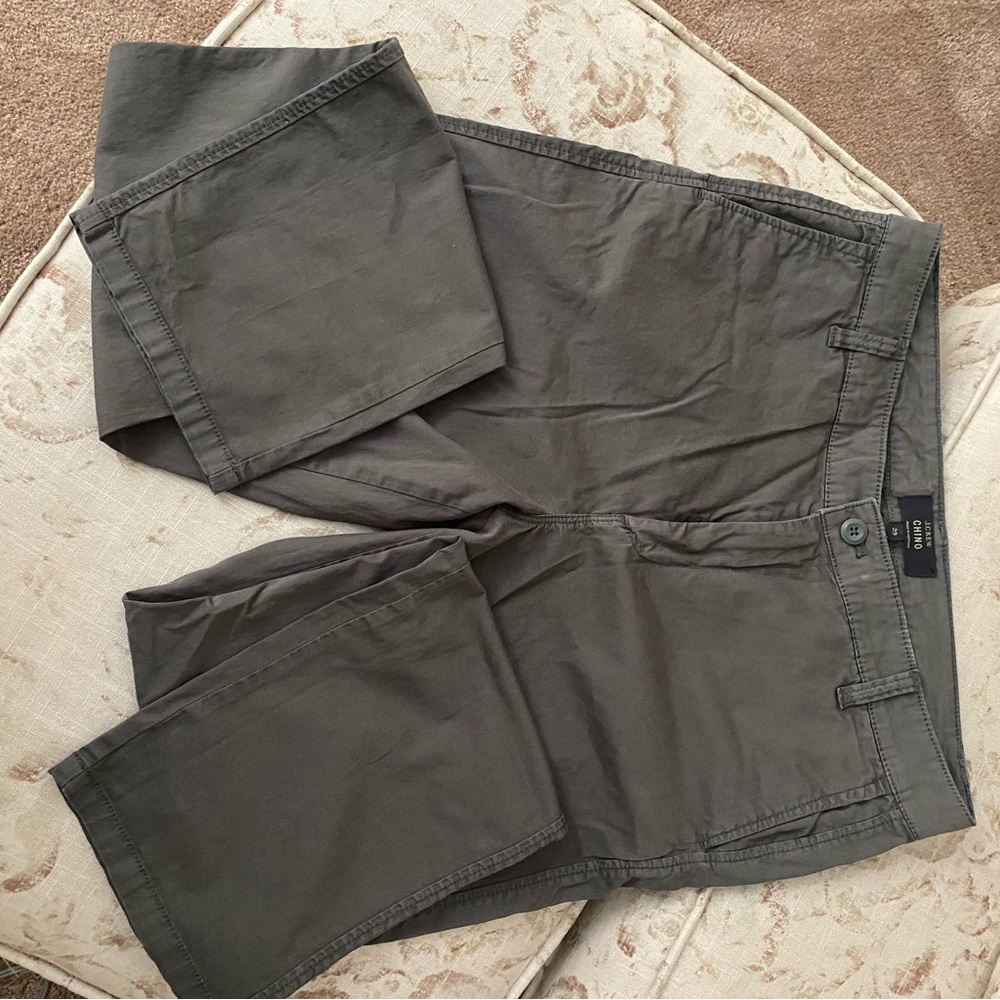 J. Crew khaki green chinos